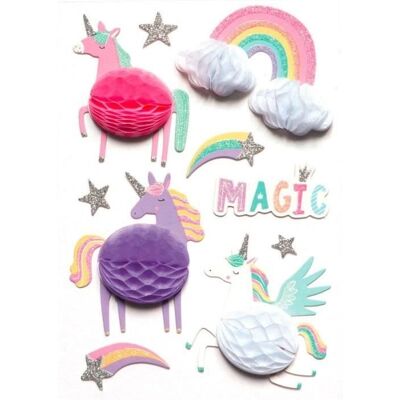 Inny producent Naklejki 3D jednorożca-twórcze nasiona, które wszyscy mamy talent-arkusz 10 naklejek-efekt ulgi Inny producent Naklejki 3D jednorożca-twórcze nasiona, które wszyscy mamy talent-arkusz 10 naklejek-efekt ulgi