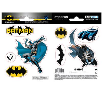 ABYstyle Naklejki Dc Comics - 16X11Cm/ 2 Arkusze - Batman And Logo ABYstyle Naklejki Dc Comics - 16X11Cm/ 2 Arkusze - Batman And Logo