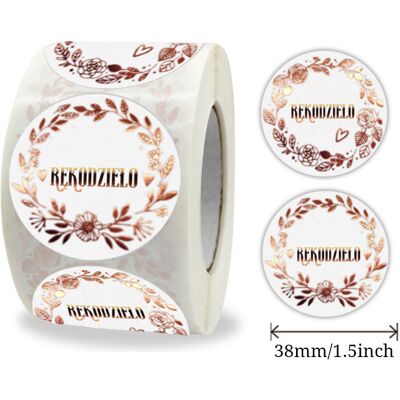 Siima Naklejki Ozdobne Okrągłe 3,8 Cm Rękodzieło 500 Szt Siima Naklejki Ozdobne Okrągłe 3,8 Cm Rękodzieło 500 Szt