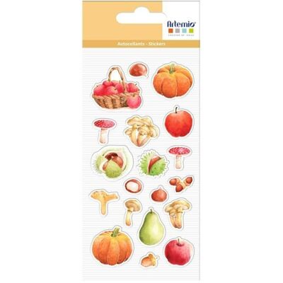 Inny producent Naklejki Puffies - Jesienne owoce i warzywa - ARTEMIO - 19 naklejek 3D do scrapbookingu i dekoracji Inny producent Naklejki Puffies - Jesienne owoce i warzywa - ARTEMIO - 19 naklejek 3D do scrapbookingu i dekoracji