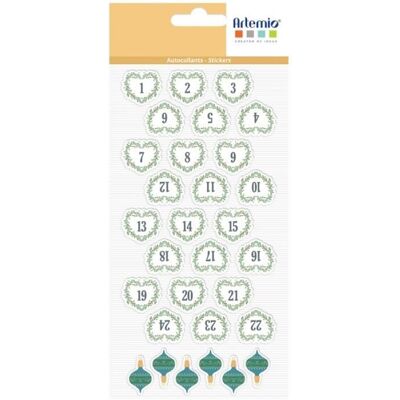 Inny producent Naklejki świąteczne Puffies XL - Beary Christmas - 2,7 cm - 30 szt Inny producent Naklejki świąteczne Puffies XL - Beary Christmas - 2,7 cm - 30 szt