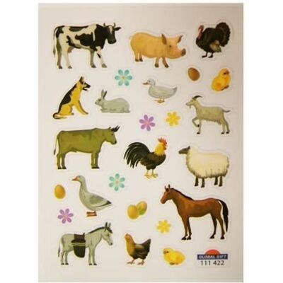 Inny producent Naklejki - Zwierzęta hodowlane - 1,8 cm - Dziecko - Mieszane - Od 5 lat Inny producent Naklejki - Zwierzęta hodowlane - 1,8 cm - Dziecko - Mieszane - Od 5 lat