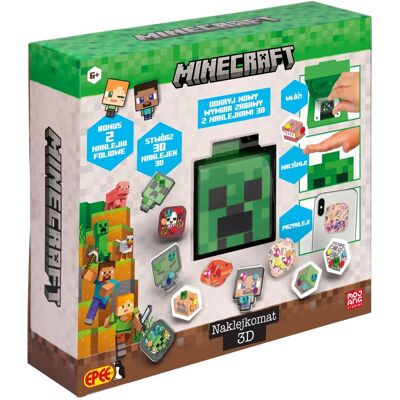 Epee Naklejkomat 3D MINECRAFT (NEW) EP60403 Epee Naklejkomat 3D MINECRAFT (NEW) EP60403