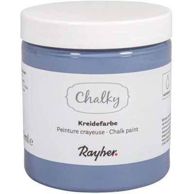 Rayher Niebiesko-szara farba kredowa - Wykończenie kredowe - 230 ml Rayher Niebiesko-szara farba kredowa - Wykończenie kredowe - 230 ml