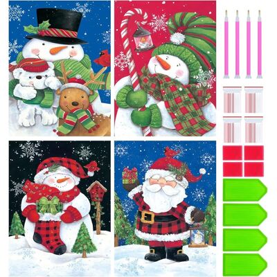 Inny producent OBRAZ HAFT DIAMENTOWY DIAMOND PAINTING MOZAIKA ŚWIĄTECZNY AKCESORIA 30x40 Inny producent OBRAZ HAFT DIAMENTOWY DIAMOND PAINTING MOZAIKA ŚWIĄTECZNY AKCESORIA 30x40