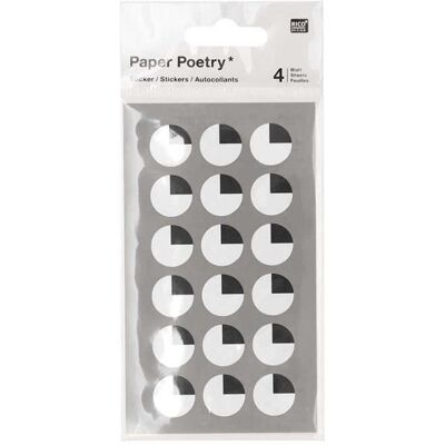 Inny producent Okrągłe naklejki z efektem boku oka - RICO DESIGN - 72 naklejki - Ø 1,5 cm Inny producent Okrągłe naklejki z efektem boku oka - RICO DESIGN - 72 naklejki - Ø 1,5 cm