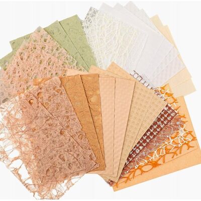 Inny producent Papier Teksturowany Vintage Siatka 32 Sztuki 14x10cm Zestaw Rękodzieło Inny producent Papier Teksturowany Vintage Siatka 32 Sztuki 14x10cm Zestaw Rękodzieło