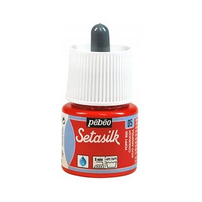Pebeo Farba Do Jedwabiu Setasilk 45Ml Poppy Red Pebeo Farba Do Jedwabiu Setasilk 45Ml Poppy Red