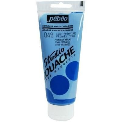 PEBEO PÉBÉO FARBA GOUACHE 1 TUBKA 100 ML CYAN PR... PEBEO PÉBÉO FARBA GOUACHE 1 TUBKA 100 ML CYAN PR...