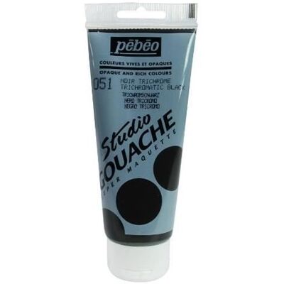 PEBEO PÉBÉO FARBA GOUACHE 1 TUBKA 100 ML CZARNY TR… PEBEO PÉBÉO FARBA GOUACHE 1 TUBKA 100 ML CZARNY TR…