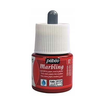 Pebeo Marbling Farba 45Ml Vermillion Pebeo Marbling Farba 45Ml Vermillion