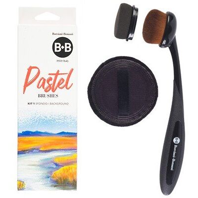 Borciani E Bonazzi - Kit De Pinceaux Pastel 1 - Zestaw pędzli Borciani E Bonazzi - Kit De Pinceaux Pastel 1 - Zestaw pędzli