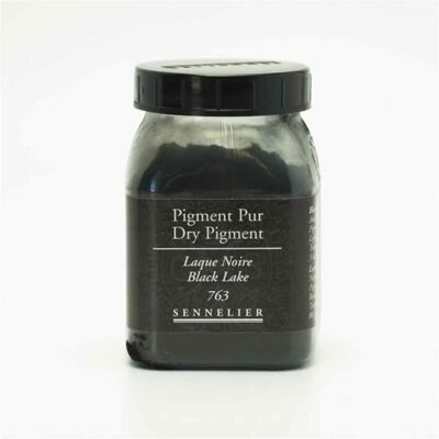 Pigment Sennelier - 80 g - Czarna lak - Tworzenie farb Pigment Sennelier - 80 g - Czarna lak - Tworzenie farb
