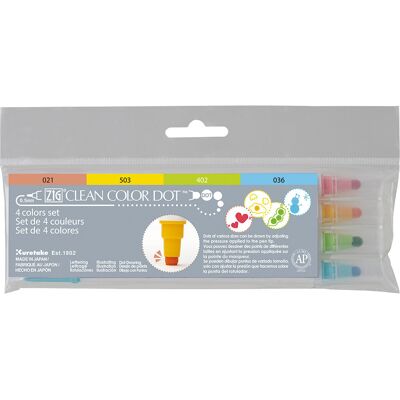 KURETAKE Pisaki Clean Color Dot, 4 Kolory KURETAKE Pisaki Clean Color Dot, 4 Kolory