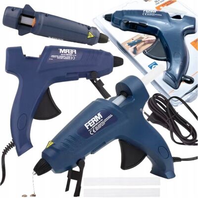 FERM Pistolet Do Kleju Na Gorąco 11Mm 70W Klej Stojak FERM Pistolet Do Kleju Na Gorąco 11Mm 70W Klej Stojak