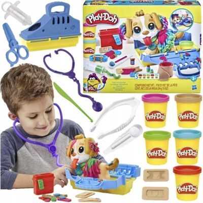 Play-Doh PLAY DOH CIASTOLINA WIZYTA U WETERYNARZA ZESTAW DLA DZIECI +3 LATA Play-Doh PLAY DOH CIASTOLINA WIZYTA U WETERYNARZA ZESTAW DLA DZIECI +3 LATA