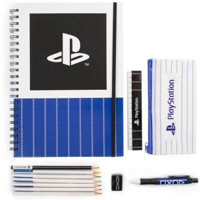 Pyramid Przybory szkolne Playstation zestaw Długopis kredki notes piórnik 12 el Pyramid Przybory szkolne Playstation zestaw Długopis kredki notes piórnik 12 el