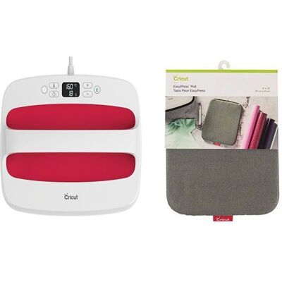 Prasa na gorąco Easy Press 2 Cricut 30 x 25 cm + mata 25 x 20 cm Prasa na gorąco Easy Press 2 Cricut 30 x 25 cm + mata 25 x 20 cm