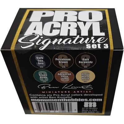Inny producent Pro Acryl Ben Komets, Monument Hobbies, 6x22 ml Inny producent Pro Acryl Ben Komets, Monument Hobbies, 6x22 ml