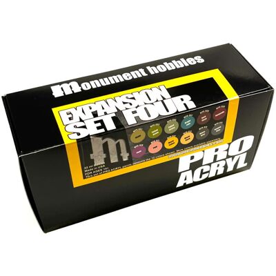 Inny producent Pro Acryl Expansion Set Four 2.0, Monument Hobbies, 12x22 ml Inny producent Pro Acryl Expansion Set Four 2.0, Monument Hobbies, 12x22 ml