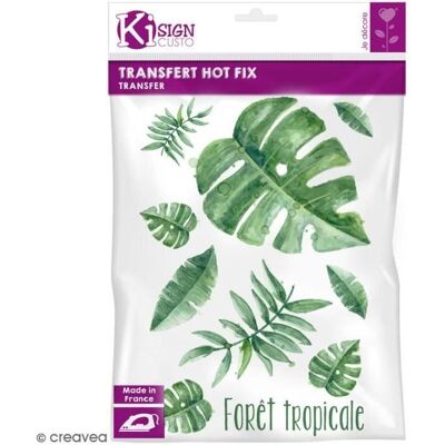 Inny producent Projekt do naprasowania w formacie A4 - Hot fix Liście tropikalne Inny producent Projekt do naprasowania w formacie A4 - Hot fix Liście tropikalne