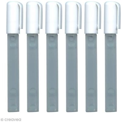 Inny producent Pusty marker długopisowy - 4,5 mm - 6 sztuk Pusty marker do napełniania, z systemem kulkowym, - Ilość: 6 markerów - Końcówka Inny producent Pusty marker długopisowy - 4,5 mm - 6 sztuk Pusty marker do napełniania, z systemem kulkowym, - Ilość: 6 markerów - Końcówka