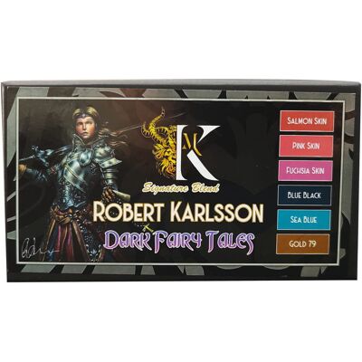 Inny producent Robert Karlsson Dark Fairy Tales, zestaw farb Kimera Kolors Signature Blend 6x30ml Inny producent Robert Karlsson Dark Fairy Tales, zestaw farb Kimera Kolors Signature Blend 6x30ml