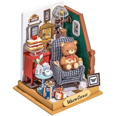 Robotime Mini House DIY Kit - Scena świąteczna - Mini domek do składania Robotime Mini House DIY Kit - Scena świąteczna - Mini domek do składania