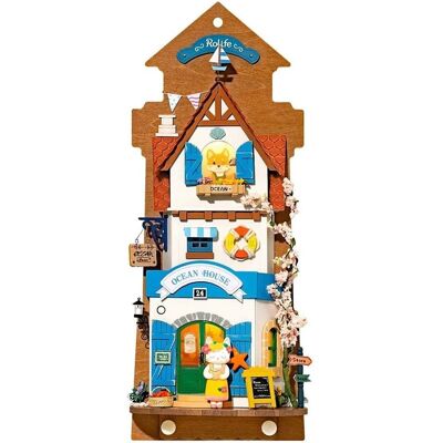 ROBOTIME Składany Drewniany Model Puzzle 3D - Domek na Wyspie Marzeń ROBOTIME Składany Drewniany Model Puzzle 3D - Domek na Wyspie Marzeń