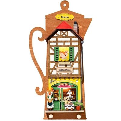 Inny producent ROBOTIME Składany Drewniany Model Puzzle 3D - Leniwa Kawiarnia Inny producent ROBOTIME Składany Drewniany Model Puzzle 3D - Leniwa Kawiarnia