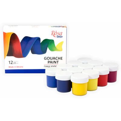 Rosa, Farby Gwasze Classic 12 X20 Ml Rosa, Farby Gwasze Classic 12 X20 Ml