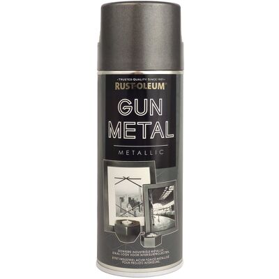 Inny producent Rust-oleum Gun Metal Metallic Spray - farba metaliczna w sprayu 400ml Inny producent Rust-oleum Gun Metal Metallic Spray - farba metaliczna w sprayu 400ml