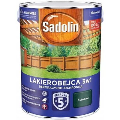 SADOLIN LAKIEROBEJCA 3w1 ŚWIERKOWY 5L SADOLIN LAKIEROBEJCA 3w1 ŚWIERKOWY 5L