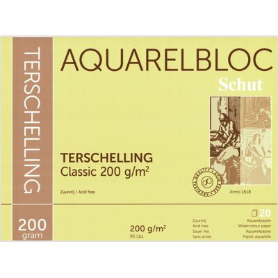 Clairefontaine Schut TERSCHELLING Classic – blok do akwareli 200g 400x500mm Clairefontaine Schut TERSCHELLING Classic – blok do akwareli 200g 400x500mm