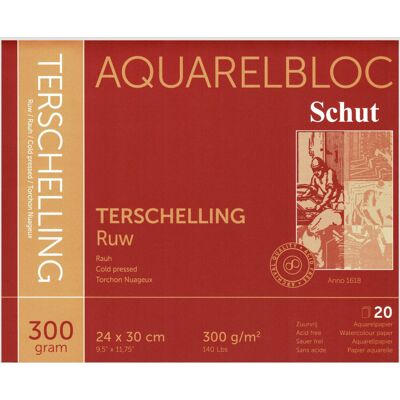 Clairefontaine Schut TERSCHELLING RUW – blok do akwareli 300g 240x300mm Clairefontaine Schut TERSCHELLING RUW – blok do akwareli 300g 240x300mm