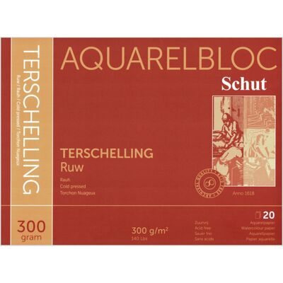 Clairefontaine Schut TERSCHELLING RUW – blok do akwareli 300g 400x500mm Clairefontaine Schut TERSCHELLING RUW – blok do akwareli 300g 400x500mm