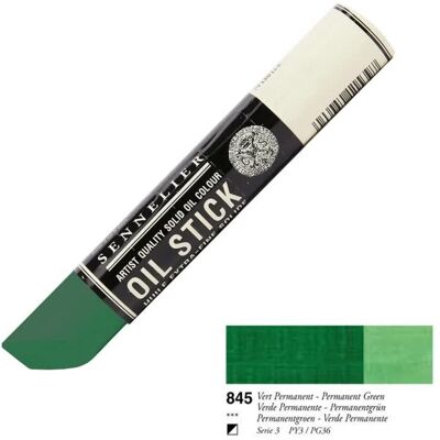 Sennelier Oil Stick 38Ml 1,28 Fl Oz S3 Permanent Green Sennelier Oil Stick 38Ml 1,28 Fl Oz S3 Permanent Green