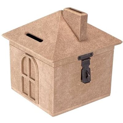 Inny producent Skarbonka z MDF do ozdabiania 16x16x18 cm Inny producent Skarbonka z MDF do ozdabiania 16x16x18 cm