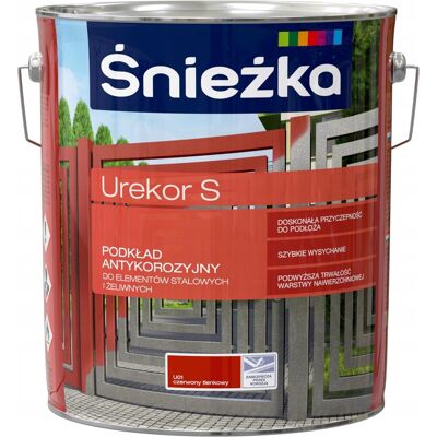 ŚNIEŻKA UREKOR S ANTYKOROZYJNY FARBA ANTYKOROZYJNA CZERWONY 10L ŚNIEŻKA UREKOR S ANTYKOROZYJNY FARBA ANTYKOROZYJNA CZERWONY 10L
