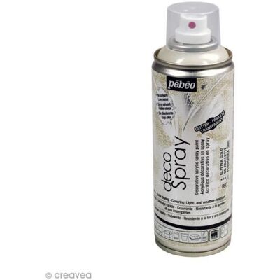 Pebeo - DecoSpray - Złoty brokat - 200 ml - Spray paint Pebeo - DecoSpray - Złoty brokat - 200 ml - Spray paint
