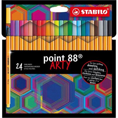 STABILO Point 88 ARTY Fineliner Wielokolorowy - Fineliner STABILO Point 88 ARTY Fineliner Wielokolorowy - Fineliner