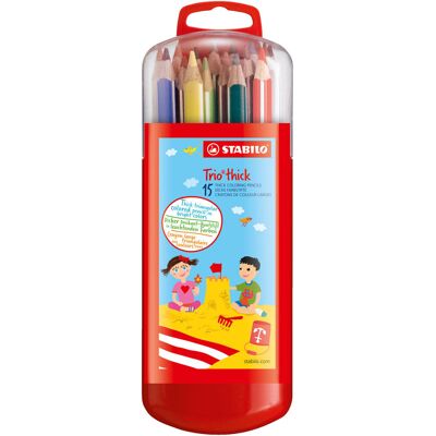 Stabilo, Stabilo Kredki Trio Grube 15 Szt. Stabilo, Stabilo Kredki Trio Grube 15 Szt.