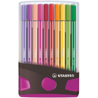 Marker na feltro STABILO Pen 68 - Wielokolorowy 20 szt. Marker na feltro STABILO Pen 68 - Wielokolorowy 20 szt.