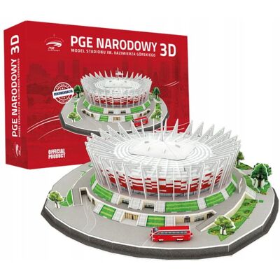 HABARRI Stadion piłkarski PGE NARODOWY Puzzle 3D model oficjalny HABARRI Stadion piłkarski PGE NARODOWY Puzzle 3D model oficjalny