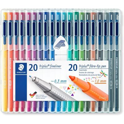 Staedtler Zestaw Cienkopisów I Flamastrów Triplus 0.3 Mm, 40 Szt. Staedtler Zestaw Cienkopisów I Flamastrów Triplus 0.3 Mm, 40 Szt.