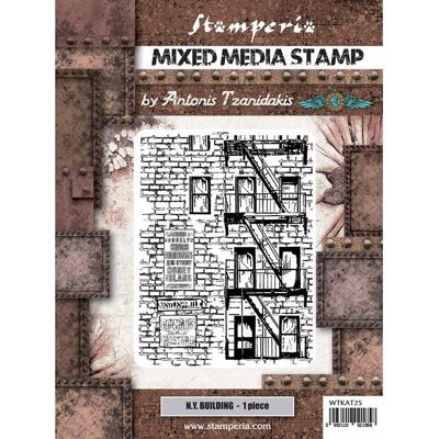 STEMPEL GUMOWY Stamperia - Aviator New York budynki STEMPEL GUMOWY Stamperia - Aviator New York budynki