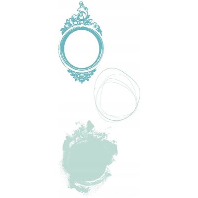 STEMPEL zestaw stempli Sizzix - Artsy Regal Frame ramki STEMPEL zestaw stempli Sizzix - Artsy Regal Frame ramki