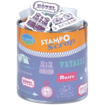 Aladine Stempelki, podróże, 28 sztuk Aladine Stempelki, podróże, 28 sztuk