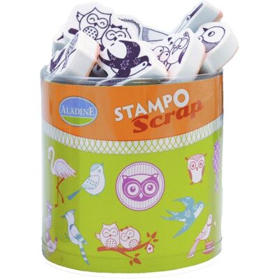 Aladine Stempelki, ptaszki, 25 sztuk Aladine Stempelki, ptaszki, 25 sztuk