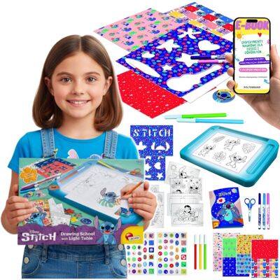 Lisciani STITCH SZKOŁA RYSOWANIA TABLICA LED DISNEY + SZABLONY I MAZAKI PREZENT DLA SYNA CÓRKI NA ŚWIĘTA + EBOOK Lisciani STITCH SZKOŁA RYSOWANIA TABLICA LED DISNEY + SZABLONY I MAZAKI PREZENT DLA SYNA CÓRKI NA ŚWIĘTA + EBOOK